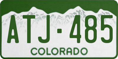 CO license plate ATJ485
