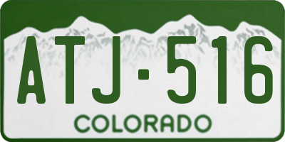 CO license plate ATJ516