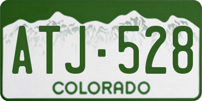 CO license plate ATJ528