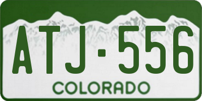 CO license plate ATJ556