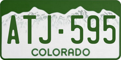 CO license plate ATJ595