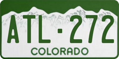CO license plate ATL272