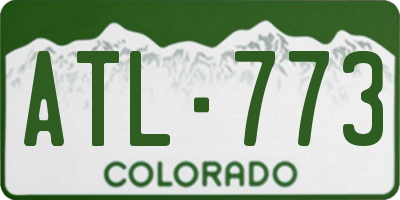 CO license plate ATL773