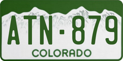 CO license plate ATN879