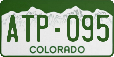 CO license plate ATP095