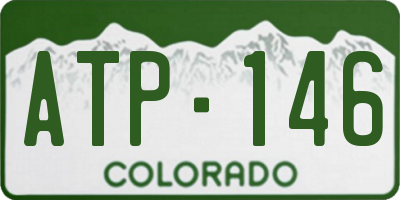 CO license plate ATP146