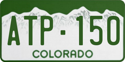 CO license plate ATP150