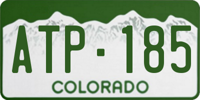 CO license plate ATP185