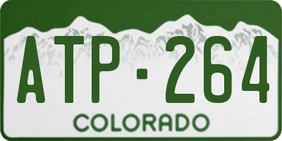 CO license plate ATP264