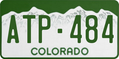 CO license plate ATP484