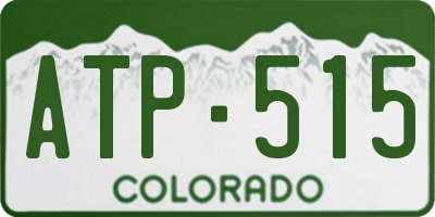 CO license plate ATP515