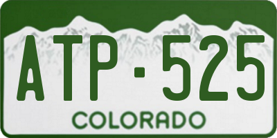 CO license plate ATP525