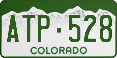 CO license plate ATP528
