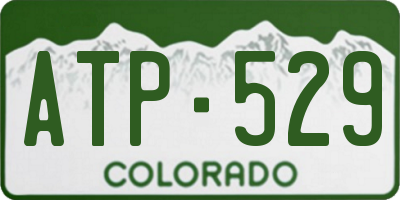 CO license plate ATP529