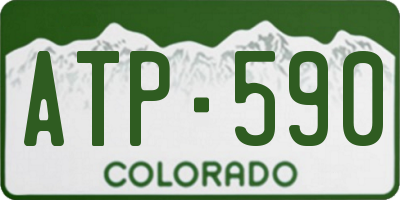 CO license plate ATP590