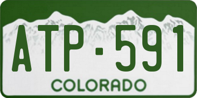 CO license plate ATP591