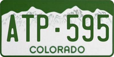 CO license plate ATP595