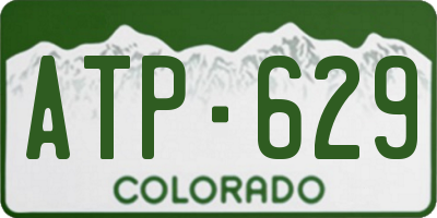 CO license plate ATP629