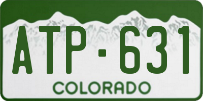 CO license plate ATP631