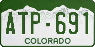 CO license plate ATP691