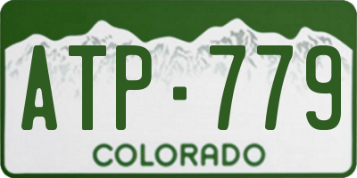 CO license plate ATP779