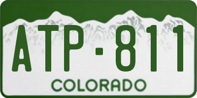 CO license plate ATP811