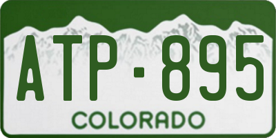 CO license plate ATP895