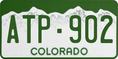 CO license plate ATP902