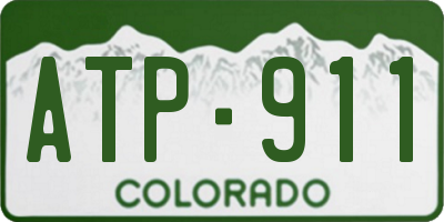 CO license plate ATP911