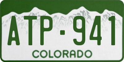 CO license plate ATP941