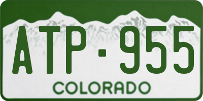 CO license plate ATP955