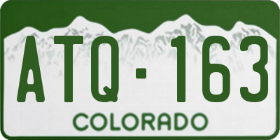 CO license plate ATQ163