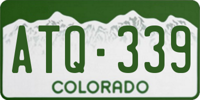 CO license plate ATQ339