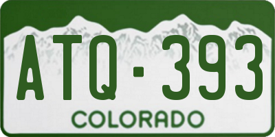 CO license plate ATQ393