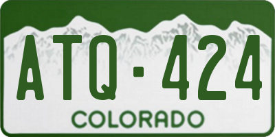 CO license plate ATQ424