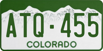 CO license plate ATQ455