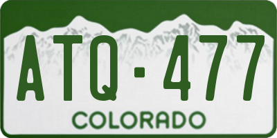 CO license plate ATQ477