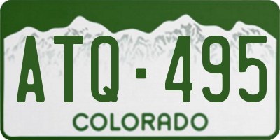 CO license plate ATQ495
