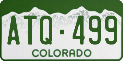 CO license plate ATQ499