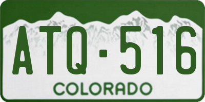 CO license plate ATQ516