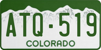 CO license plate ATQ519