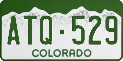 CO license plate ATQ529