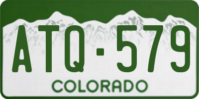 CO license plate ATQ579