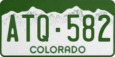 CO license plate ATQ582