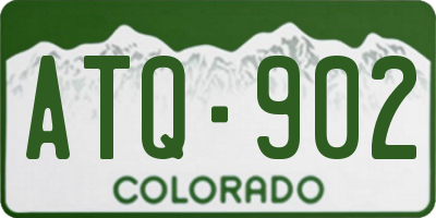 CO license plate ATQ902