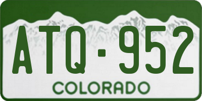 CO license plate ATQ952
