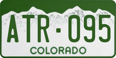 CO license plate ATR095