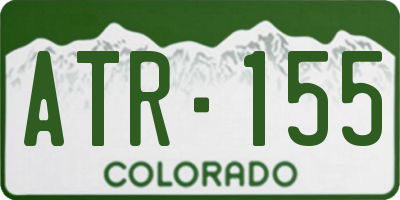 CO license plate ATR155