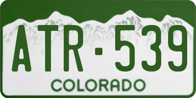 CO license plate ATR539
