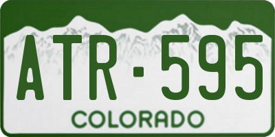 CO license plate ATR595